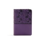 kjv Large Print Compact bible Reference, Purple Leather Touch